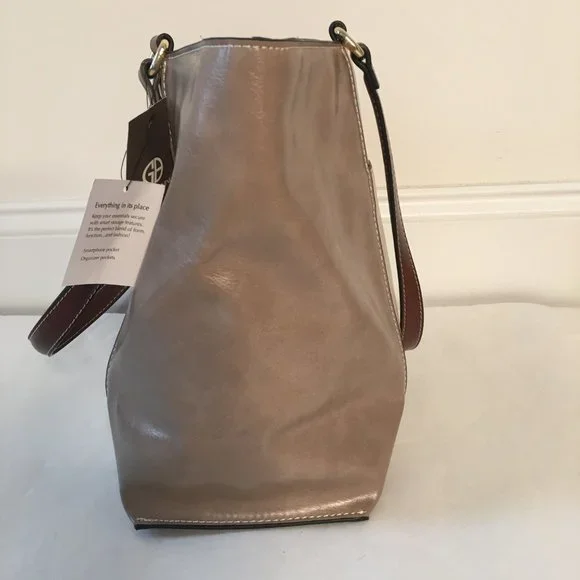 Giani Bernini Tri Color Shoulder Bag - Picture 3 of 6